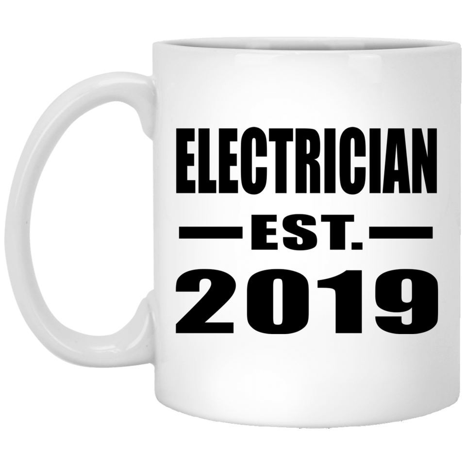 Electrician Established EST. 2019 - 11oz Coffee Mug