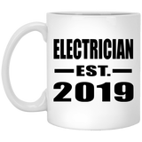 Electrician Established EST. 2019 - 11oz Coffee Mug