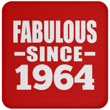 60th Birthday Fabulous Since 1964 - Drink Coaster