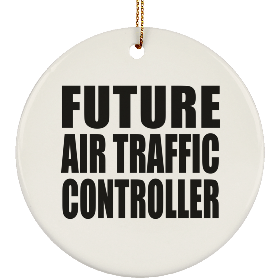 Future Air Traffic Controller - Circle Ornament