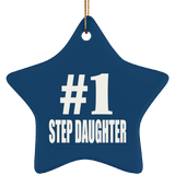 Number One #1 Step Daughter - Star Ornament