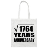 42nd Anniversary Square Root of 1764 Years Anniversary - Tote Bag White