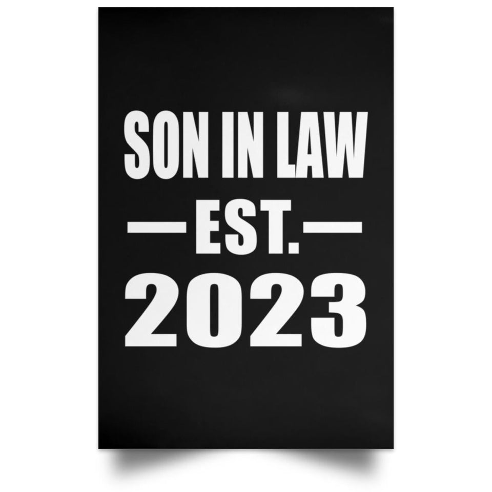 Son In Law Established EST. 2023 - Poster Portrait