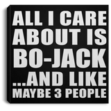All I Care About Is Bo-Jack - Canvas Square
