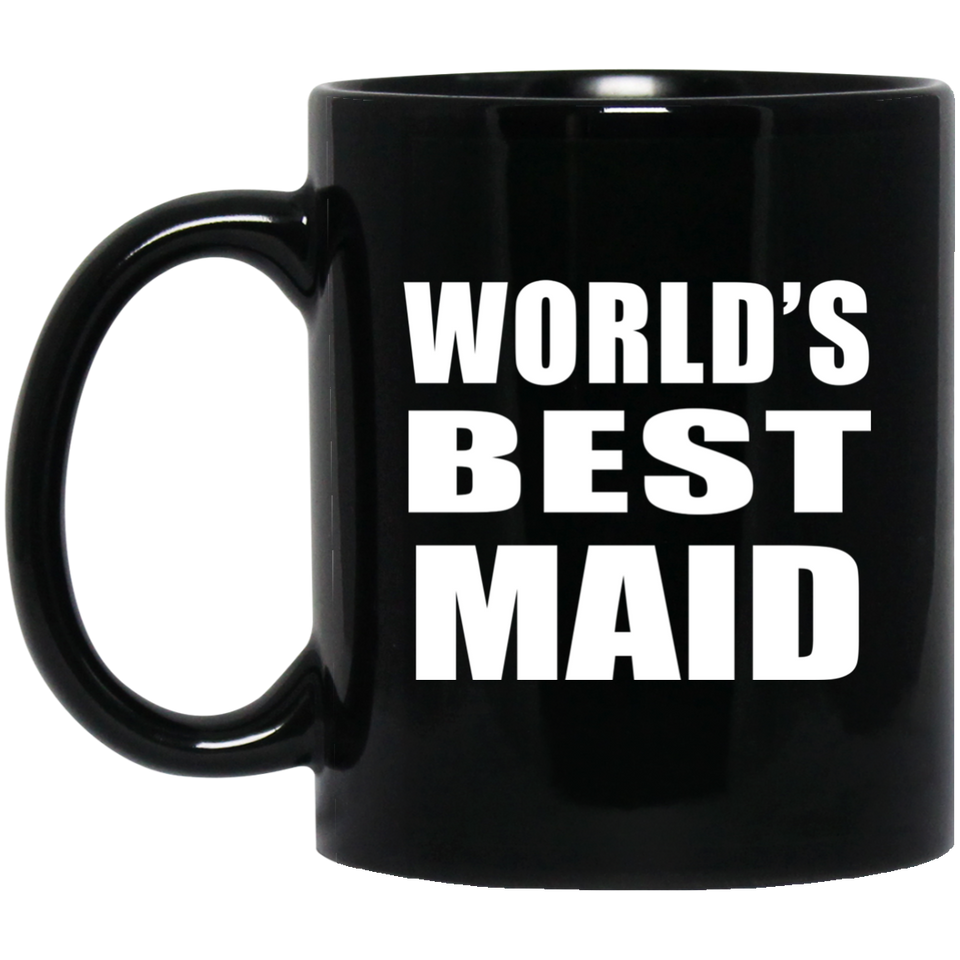 World's Best Maid - 11 Oz Coffee Mug Black