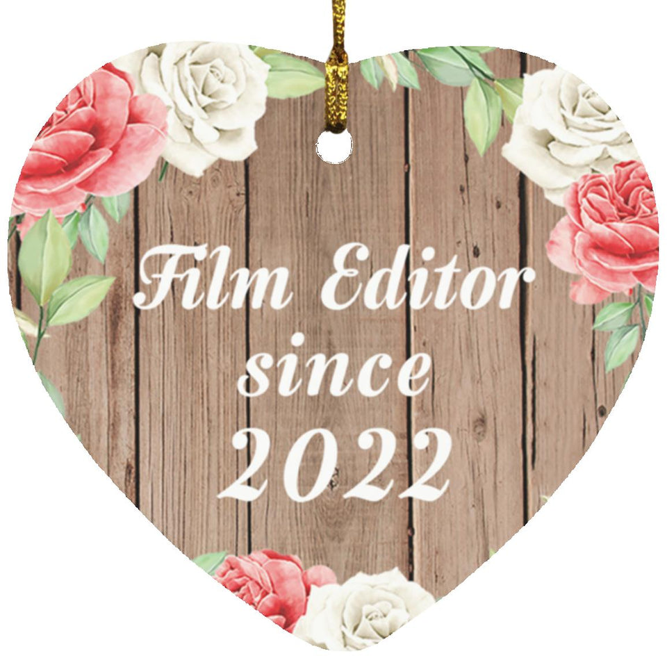 Film Editor Since 2022 - Heart Ornament B