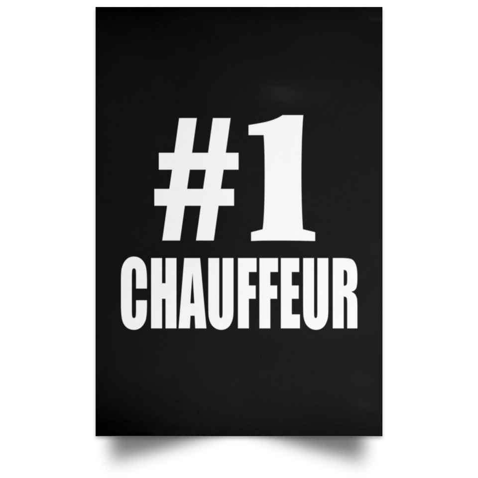 Number One #1 Chauffeur - Poster Portrait