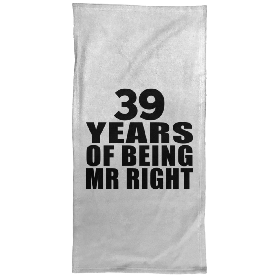 39th Anniversary 39 Years Of Being Mr Right - Hand Towel