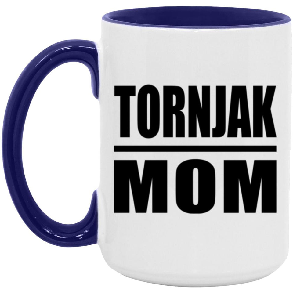 Tornjak Mom - 15oz Accent Mug Purple