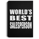 World's Best Salesperson - Canvas Portrait