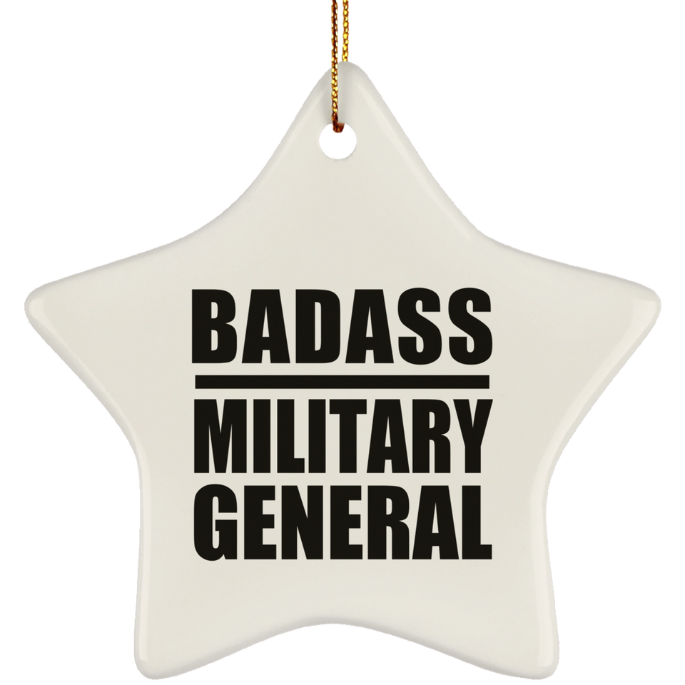 Badass Military General - Star Ornament