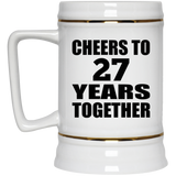 27th Anniversary Cheers To 27 Years Together - Beer Stein