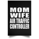 Mom Wife Air Traffic Controller - Poster Portrait