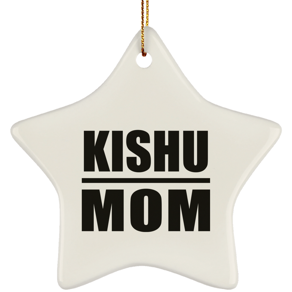 Kishu Mom - Star Ornament