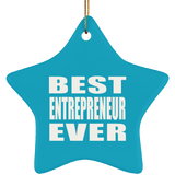 Best Entrepreneur Ever - Star Ornament