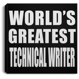 World's Greatest Technical Writer - Canvas Square