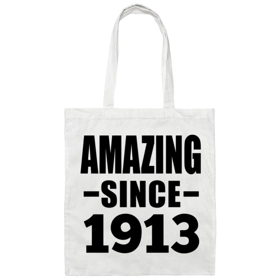 111th Birthday Amazing Since 1913 - Tote Bag White