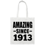 111th Birthday Amazing Since 1913 - Tote Bag White