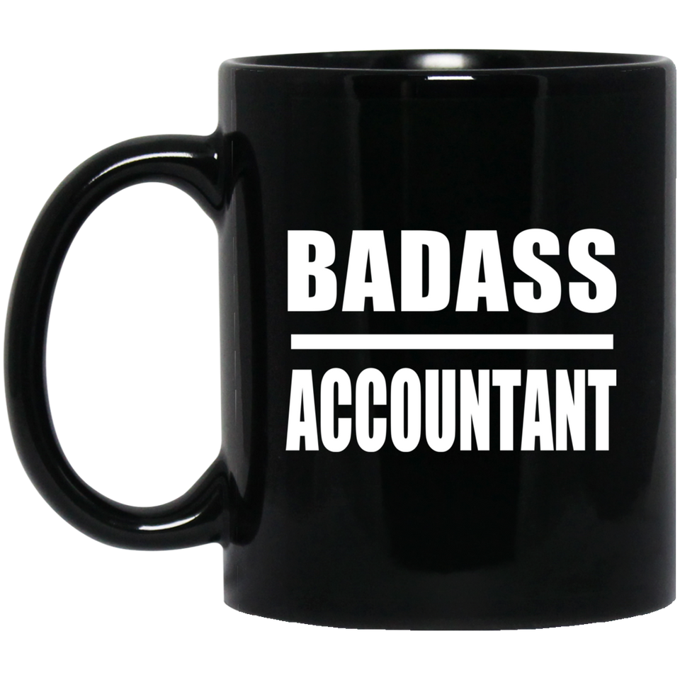 Badass Accountant - 11oz Coffee Mug Black