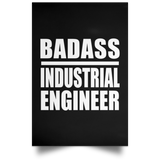 Badass Industrial Engineer - Poster Portrait