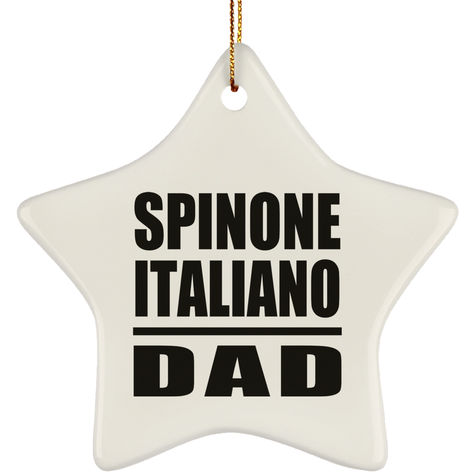 Spinone Italiano Dad - Star Ornament