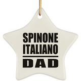 Spinone Italiano Dad - Star Ornament