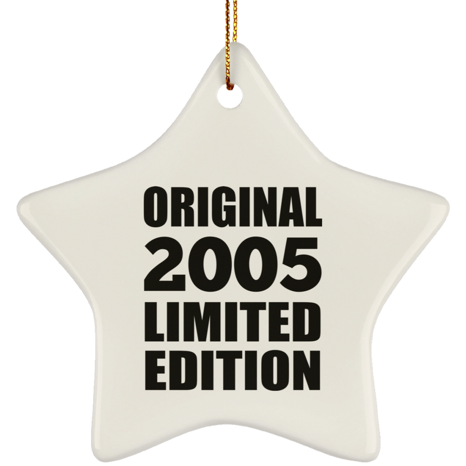 19th Birthday Original 2005 Limited Edition - Star Ornament