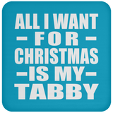 All I Want For Christmas Is My Tabby - Coaster
