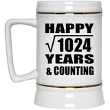 Happy 32nd Anniversary Square Root of 1024 Years & Counting - Beer Stein