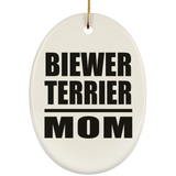 Biewer Terrier Mom - Oval Ornament