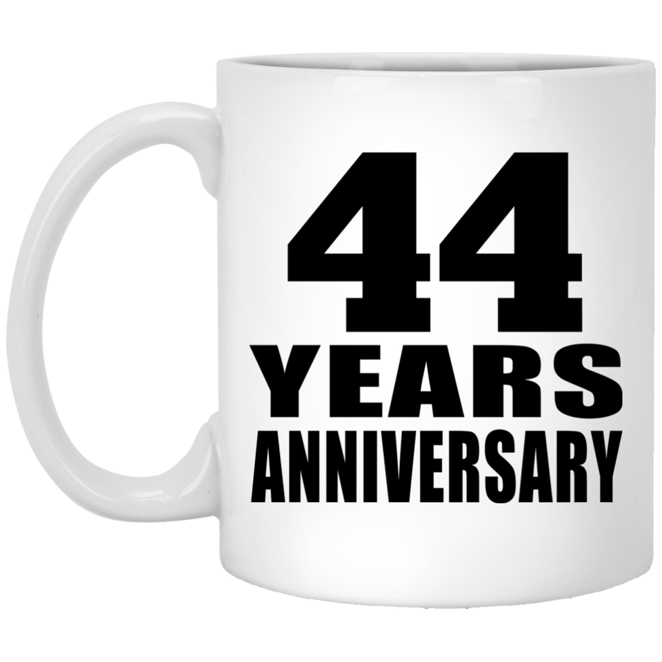 44th Anniversary 44 Years - 11 Oz Coffee Mug