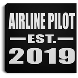 Airline Pilot Established EST. 2019 - Canvas Square