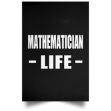 Mathematician Life - Poster Portrait