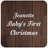 Jeanette Baby's First Christmas - Drink Coaster D