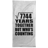 88th Anniversary Square Root of 7744 Years Who's Counting - Hand Towel