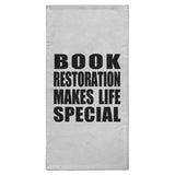 Book Restoration Makes Life Special - Hand Towel