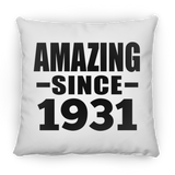 93rd Birthday Amazing Since 1931 - Throw Pillow