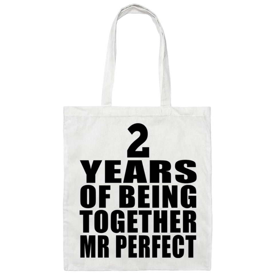 2nd Anniversary 2 Years Of Being Mr Perfect - Tote Bag White
