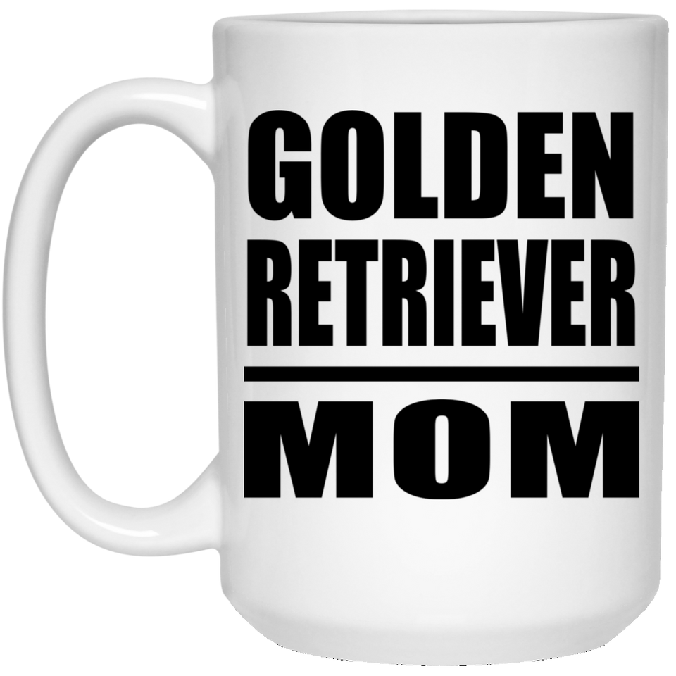 Golden Retriever Mom - 15oz Coffee Mug
