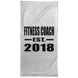 Fitness Coach Established EST. 2018 - Hand Towel