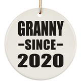 Granny Since 2020 - Circle Ornament