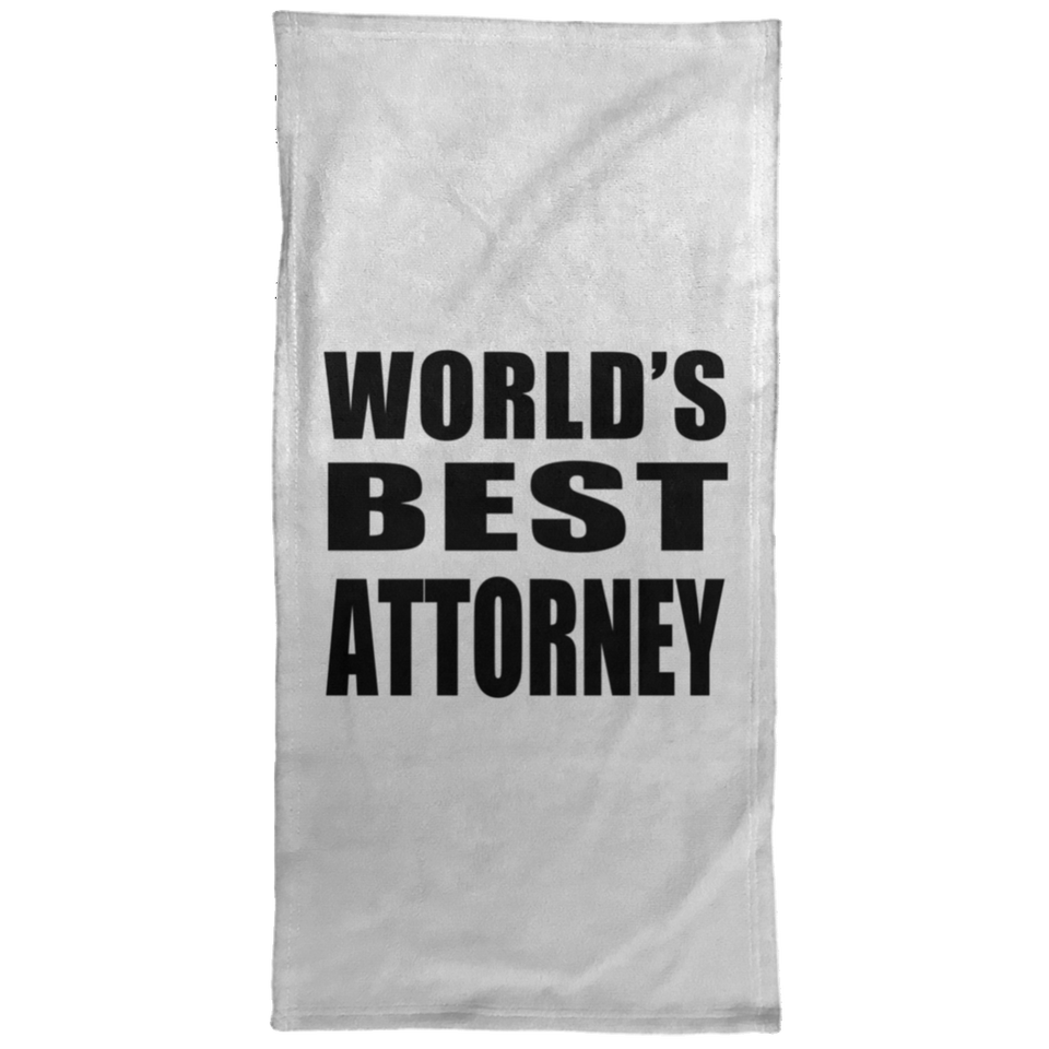 World's Best Attorney - Hand Towel