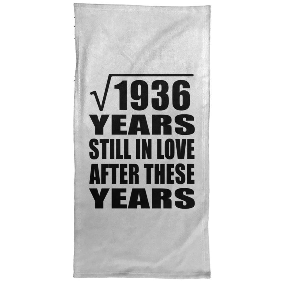 44th Anniversary Square Root of 1936 Years Still In Love - Hand Towel