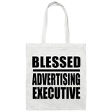 Blessed Advertising Executive - Tote Bag White