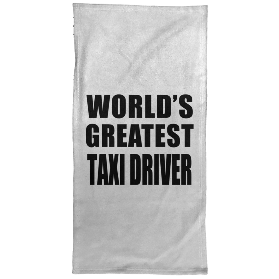 World's Greatest Taxi Driver - Hand Towel