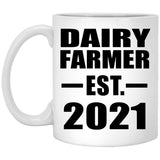 Dairy Farmer Established EST. 2021 - 11oz Coffee Mug