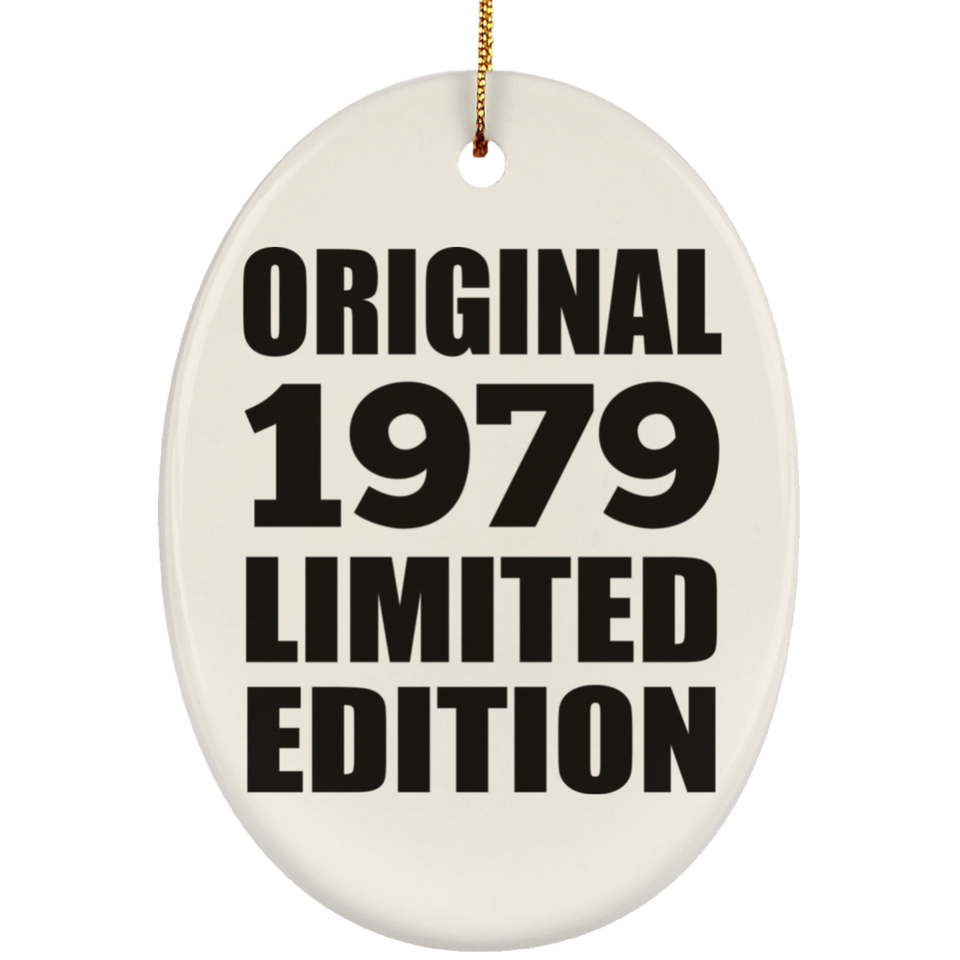 45th Birthday Original 1979 Limited Edition - Oval Ornament