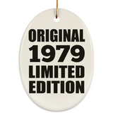 45th Birthday Original 1979 Limited Edition - Oval Ornament