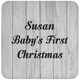 Susan Baby's First Christmas - Drink Coaster F