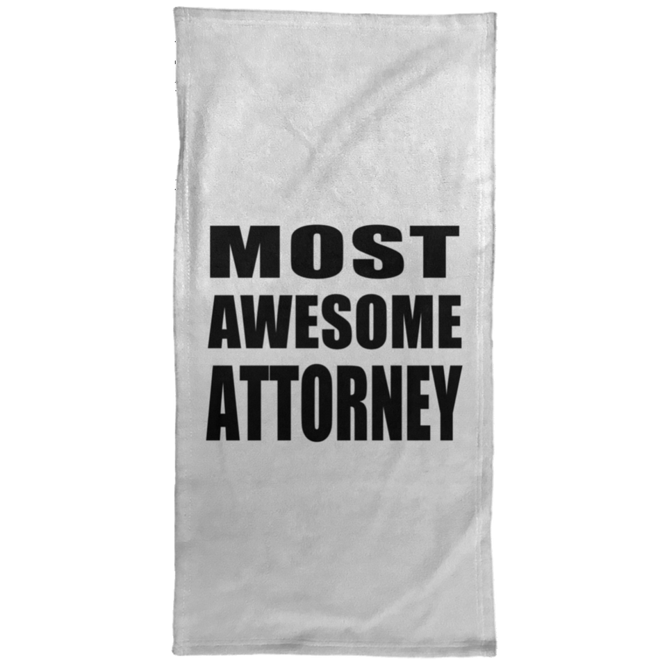 Most Awesome Attorney - Hand Towel